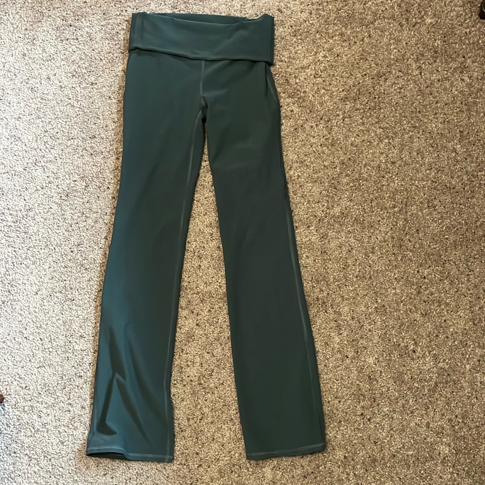 ALO Yoga foldover flares